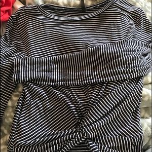 cute long sleeve stripped shirt